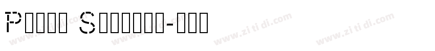 Pegro Stencil字体转换